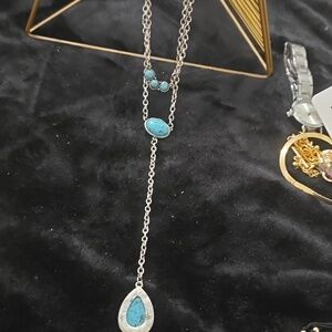 Long Turquoise necklace